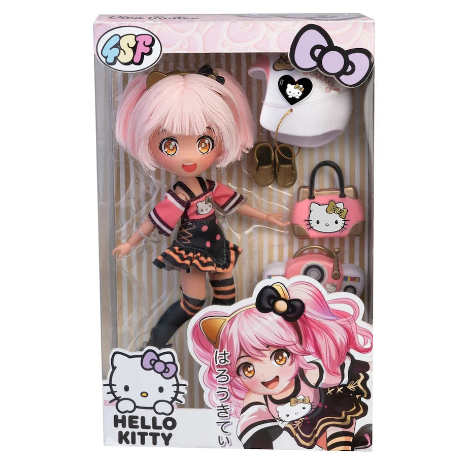 Sanrio Hello Kitty and Friends Golden Diva Roller Skating Manga Fashion Doll (19.5 cm)
