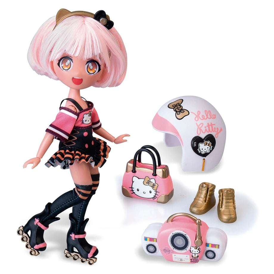Sanrio Hello Kitty and Friends Golden Diva Roller Skating Manga Fashion Doll (19.5 cm)