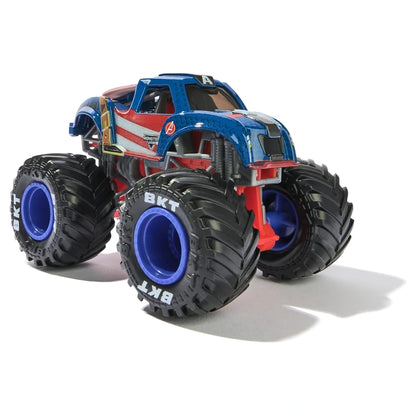 Monster Jam Marvel Series 2 Captain America vs Winter Soldier Die-Cast Monster Trucks 2-Pack (1:64)