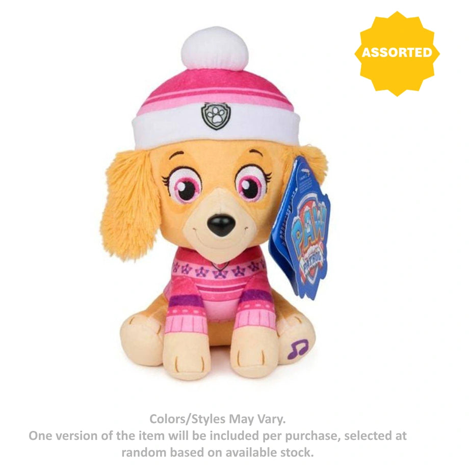 PAW Patrol Holiday Plush Toy (23 cm, Assorted)