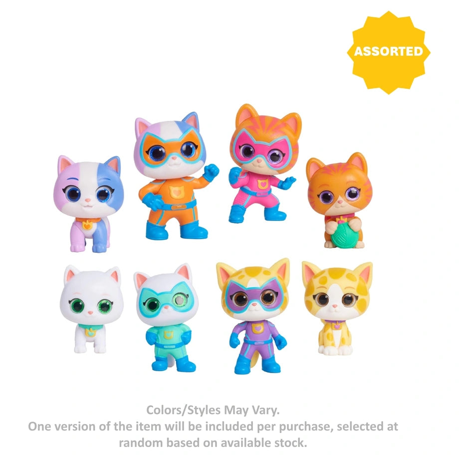 Disney Junior Super Kitties Collectible Mini Figure (3.81–5.59 cm, Assorted)