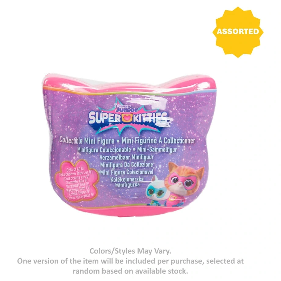 Disney Junior Super Kitties Collectible Mini Figure (3.81–5.59 cm, Assorted)