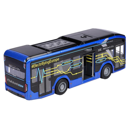 Majorette Grand Series Metal Maschinenfabrik Augsburg-Nürnberg Lion’s City 10E Die-cast Bus (22.5 cm, Blue/Black)
