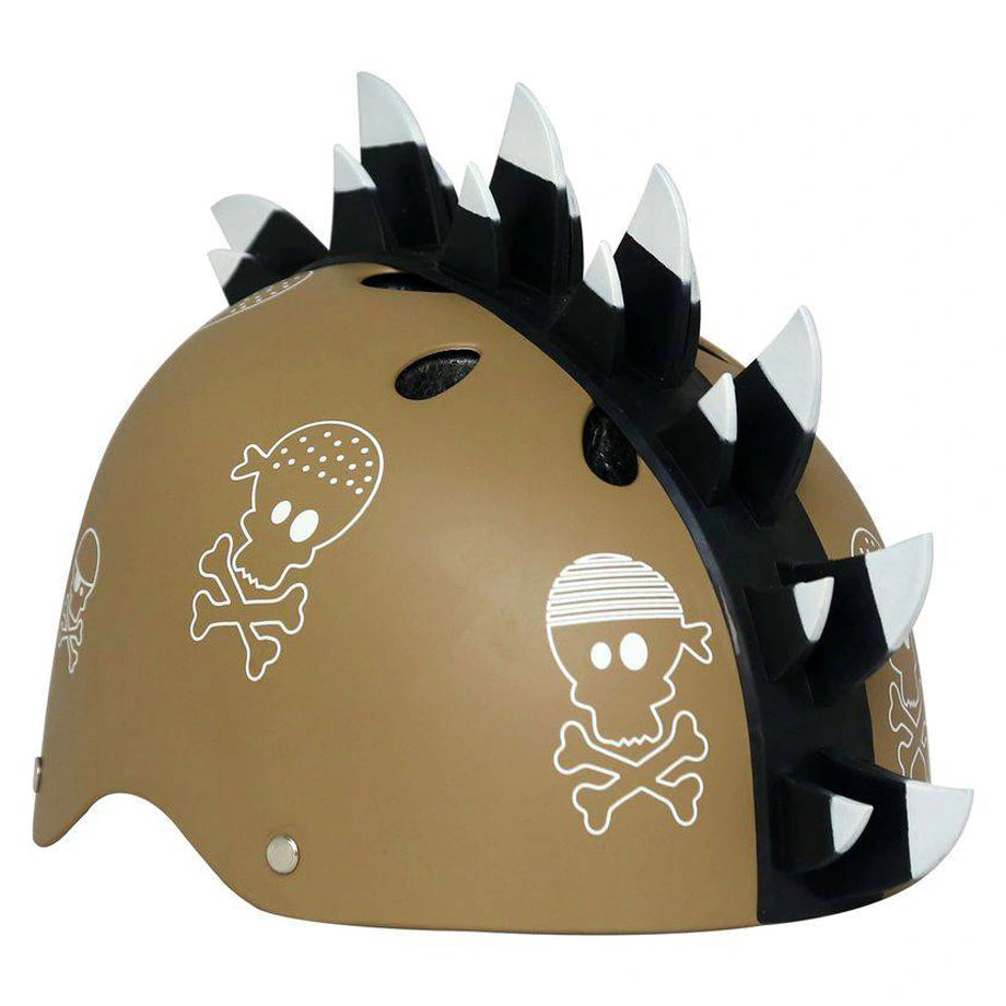 Street Jam Finhawk Pirate Kids' Helmet (S, 52-54 cm, Desert Storm)