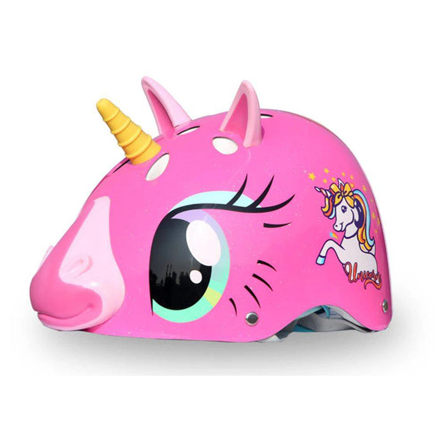 Street Jam Magic Unicorn Kids' Helmet (S, 52-54 cm, Pink)