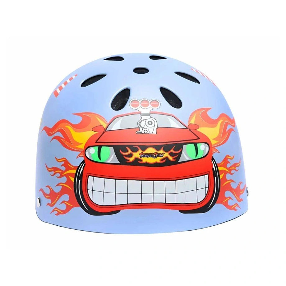 Street Jam Sun Magic Carviz Kids' Helmet S, 52-54 Cm (Blue)