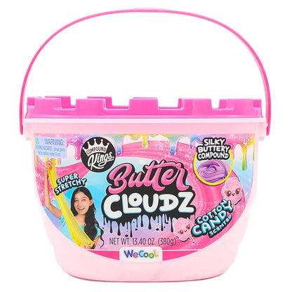 Compound Kings Butter Cloudz Silky Cotton Candy Scented Buttery Compound Tub (380 G, Pink)