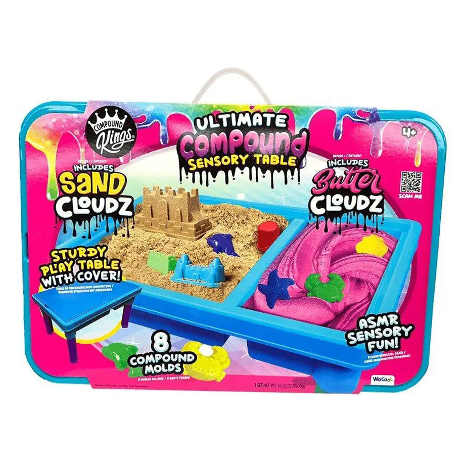 Compound Kings Butter Cloudz And Sand Cloudz Ultimate Compound Sensory Table Set (1.9 Kg)