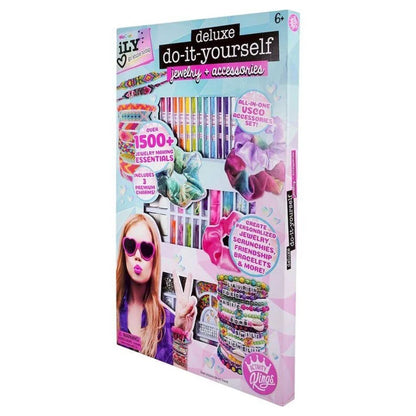 We Cool Activity Kings iLY Deluxe DIY Jewelry & Accessories Craft Kit (1,500+ Pieces)