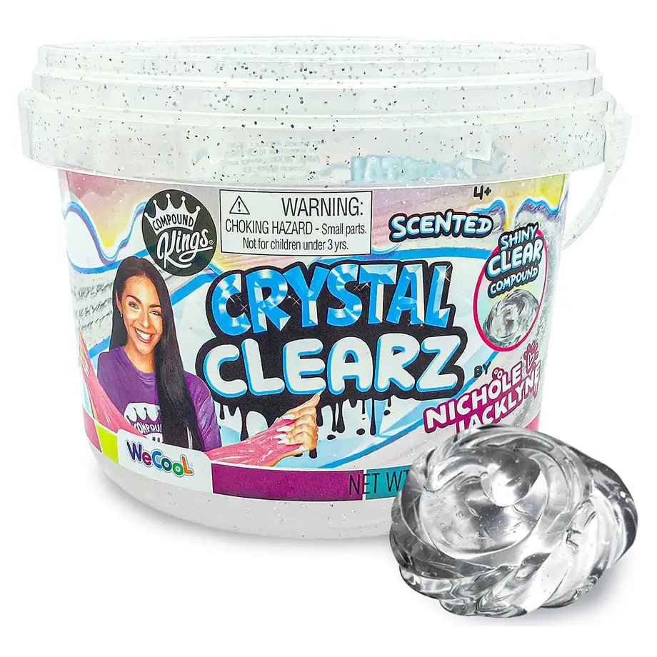 Compound Kings Crystal Clearz By Nichole Jacklyne Scented Shiny Clear Compound Tub (1.2 Kg)