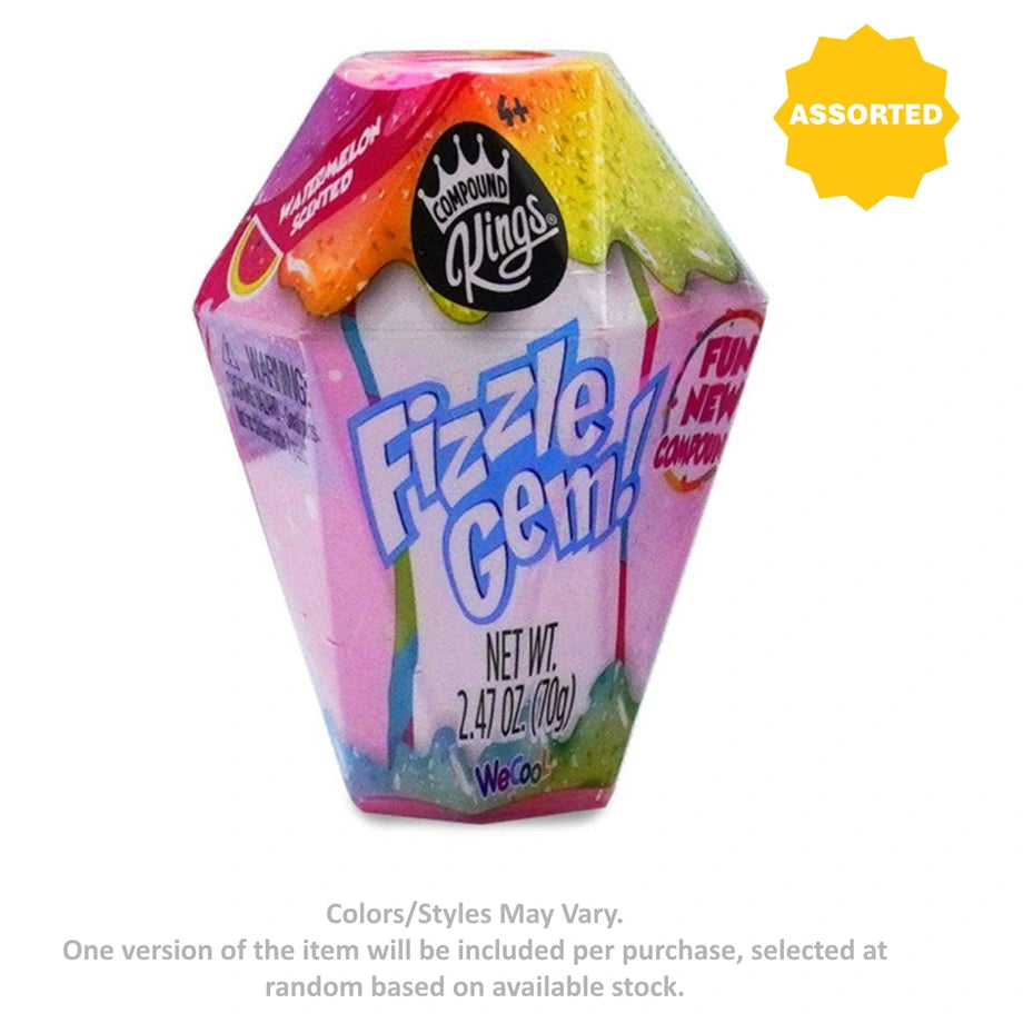 Compound Kings Fizzle Gem! Scented Slime Jar (70 G, Assorted)