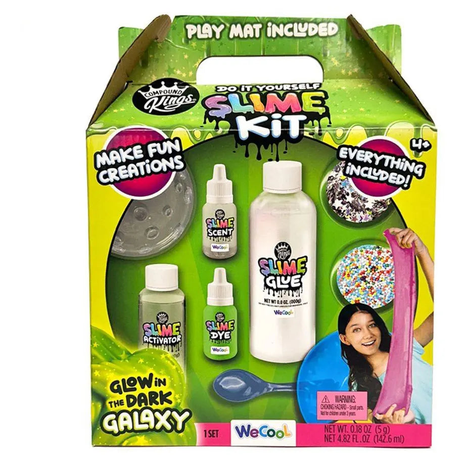 Compound Kings Glow In The Dark Galaxy Diy Slime Kit (5 G)