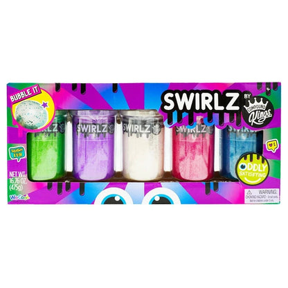 We Cool Compound Kings Swirlz Slime Tubs Pack (475 g, Pack of 5)
