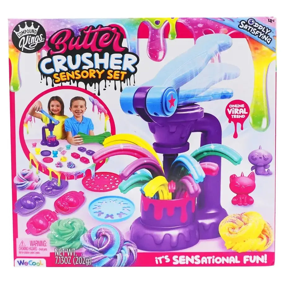 We Cool Compound Kings Butter Slime Crusher Sensory Set (202 g)