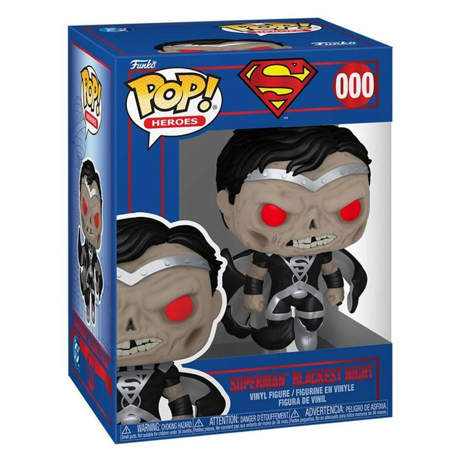 Funko Pop! Heroes Dc Comics Superman Blackest Night Vinyl Figure (11.7 Cm)