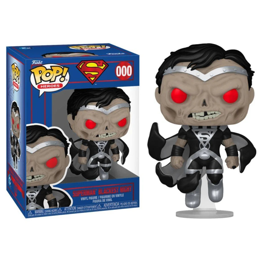 Funko Pop! Heroes Dc Comics Superman Blackest Night Vinyl Figure (11.7 Cm)