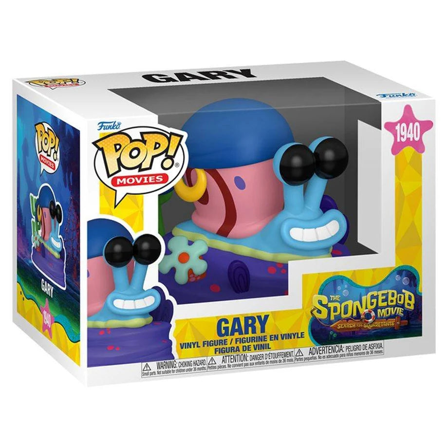 Funko Pop! Movies The Spongebob Movie Search For Squarepants Gary (Pirate) Vinyl Figure (7.4 Cm)