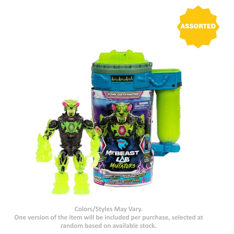 Moose Toys MrBeast Lab Mutators Hyper Fusion Series 2 Mutation Chamber Mystery Set (Assorted)