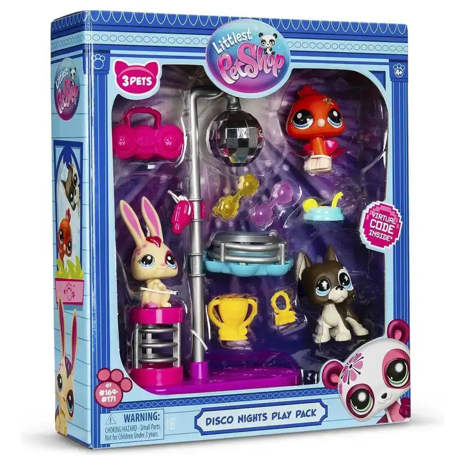 Littlest Pet Shop Disco Nights Play Pack (11 Pieces)