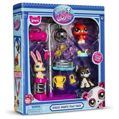 Littlest Pet Shop Disco Nights Play Pack (11 Pieces)