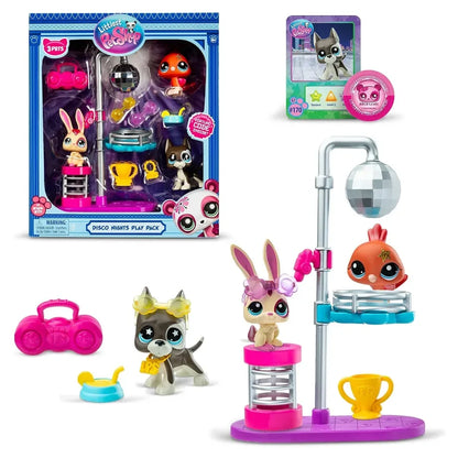 Littlest Pet Shop Disco Nights Play Pack (11 Pieces)