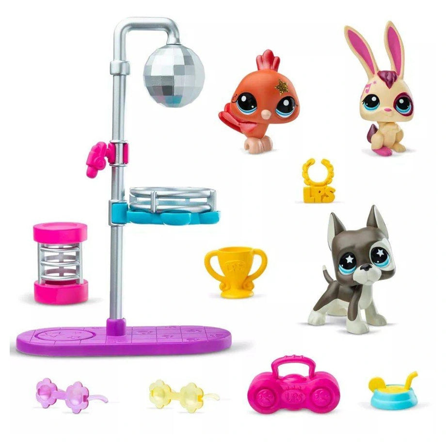 Littlest Pet Shop Disco Nights Play Pack (11 Pieces)