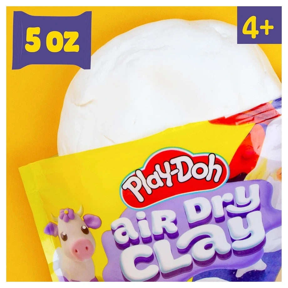 Hasbro Play-Doh Air Dry Clay Bag (141.7 g, White)