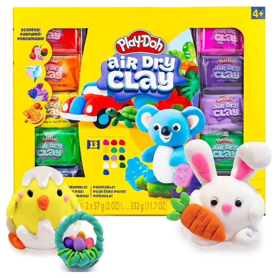 Hasbro Play-Doh Air Dry Clay Variety Kit (332 g, Pack of 13)
