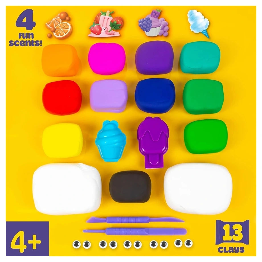 Hasbro Play-Doh Air Dry Clay Variety Kit (332 g, Pack of 13)