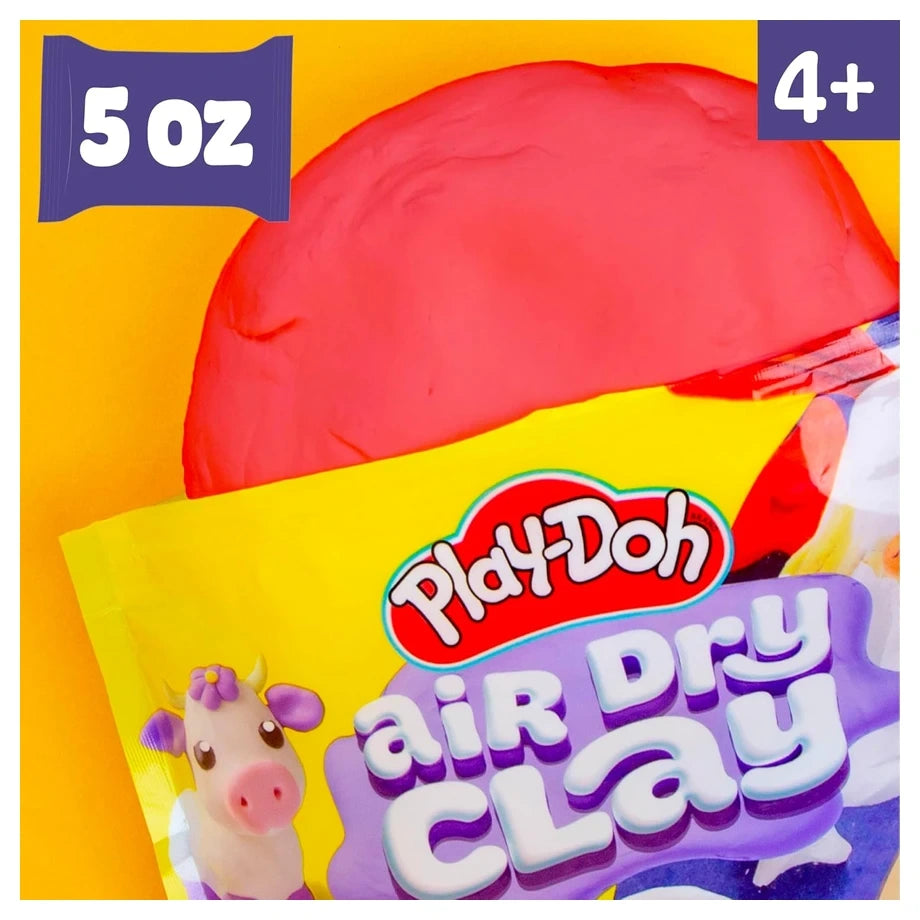 Hasbro Play-Doh Air Dry Clay Bag (141.7 g, Red)