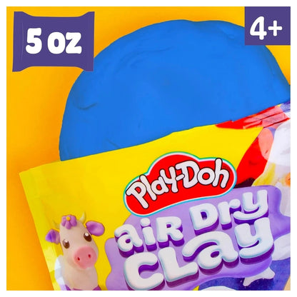 Hasbro Play-Doh Air Dry Clay Bag (141.7 g, Blue)