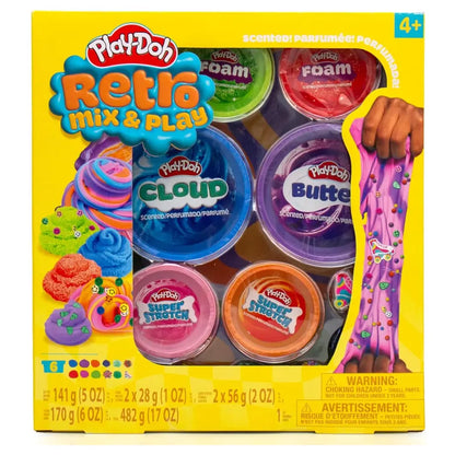 Play-Doh Retro Mix & Play Scented Compounds Set (482 G)