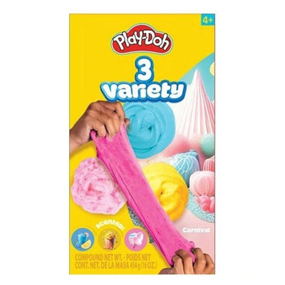 Hasbro Play-Doh Carnival Super Stretch Variety Compound Set (454 g, Pack of 3)