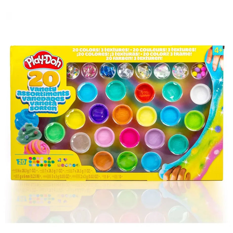 Hasbro Play-Doh Mix & Play Variety Compound Kit (912.6 g, Pack of 20)