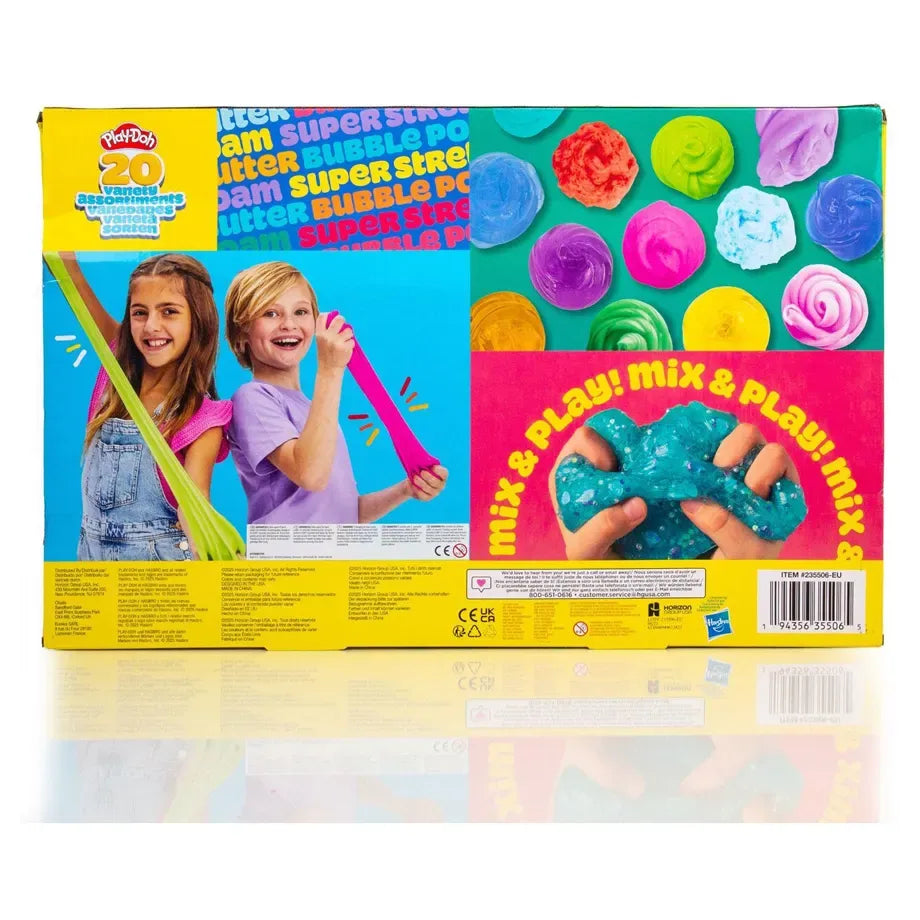 Hasbro Play-Doh Mix & Play Variety Compound Kit (912.6 g, Pack of 20)