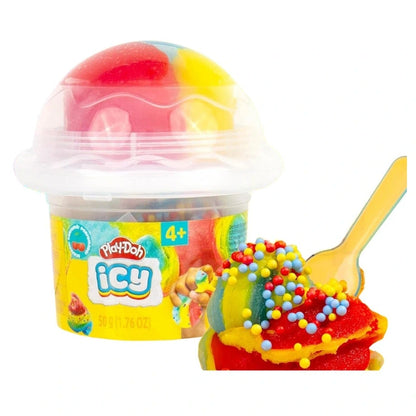 Hasbro Play-Doh Icy Ripple Scented Cherry Crunchy Slime Compound Cup (50 g)