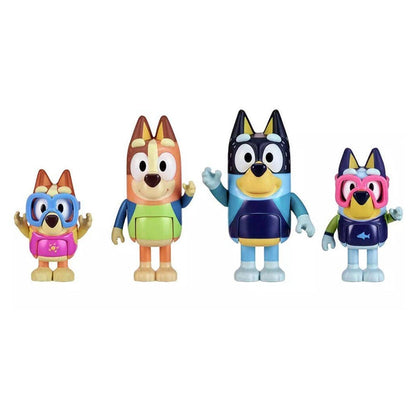 Bluey Beach Series 9 Family Beach Day Figures Pack (6 Pieces)