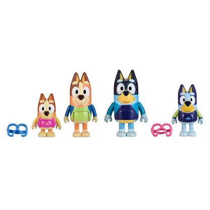 Bluey Beach Series 9 Family Beach Day Figures Pack (6 Pieces)