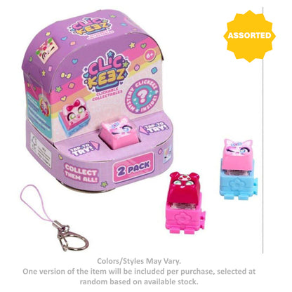 Clickeez Clickable Keyboard Collectables Set (Pack of 2, Assorted)