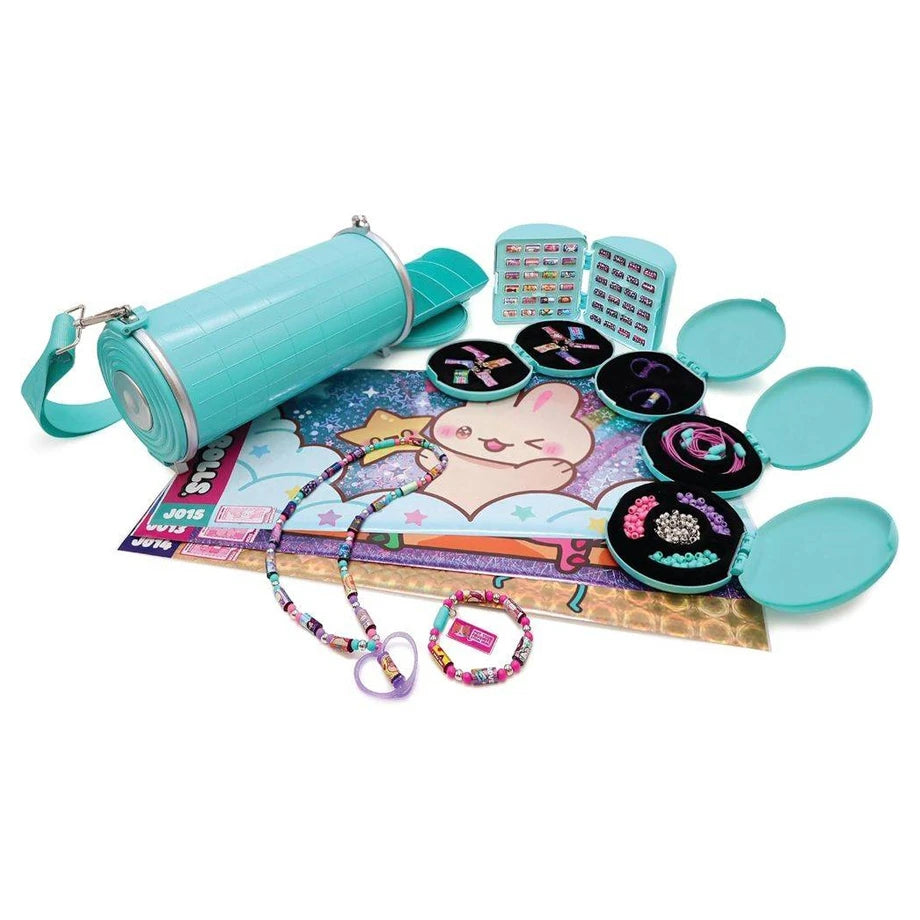 Sticki Rolls Sticki Rolluxe Diy Sticker Bracelet Kit With Luxe Handbag (500+ Stickers)