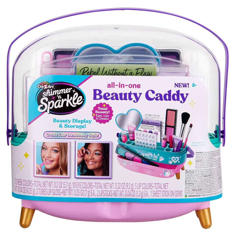 Cra-Z-Art Shimmer ’N Sparkle All-In-One Beauty Caddy Makeup Kit