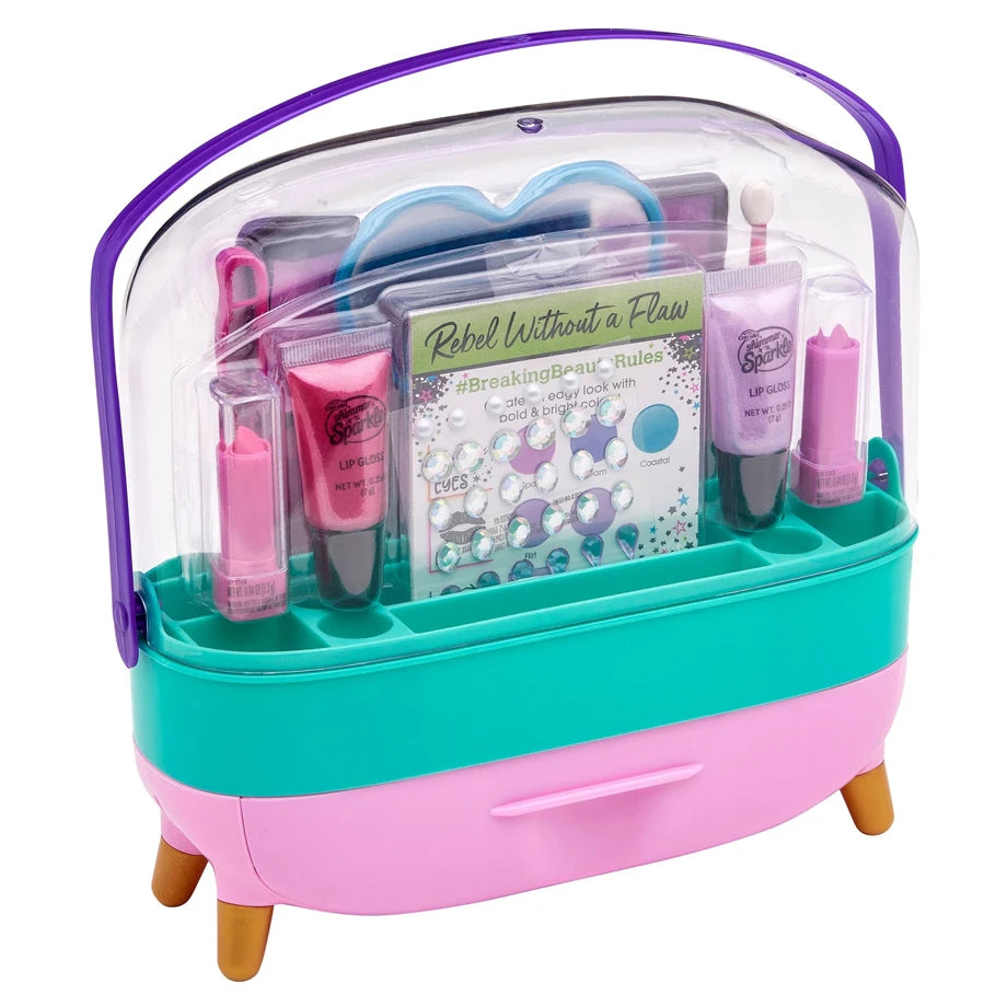 Cra-Z-Art Shimmer ’N Sparkle All-In-One Beauty Caddy Makeup Kit