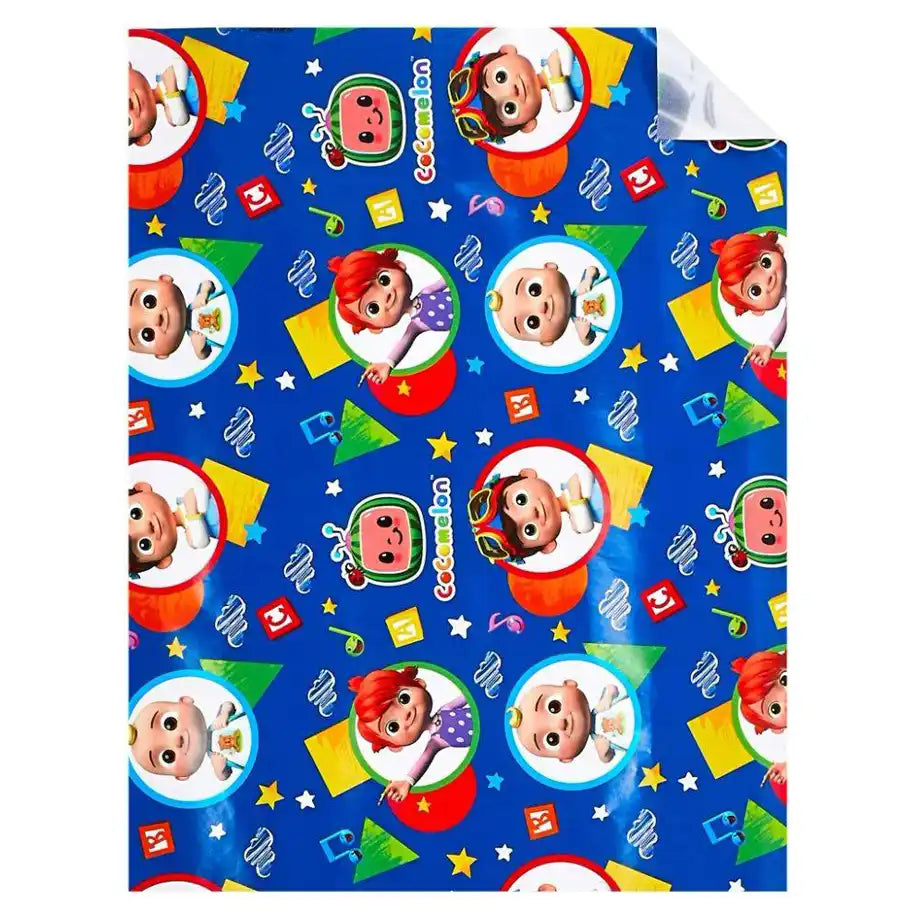 CoComelon Gift Roll Wrap (2 m, Blue)