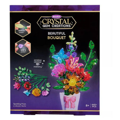 Cra-Z-Art Rose Art Crystal Gem Beautiful Bouquet Activity Kit (445+ Pieces)