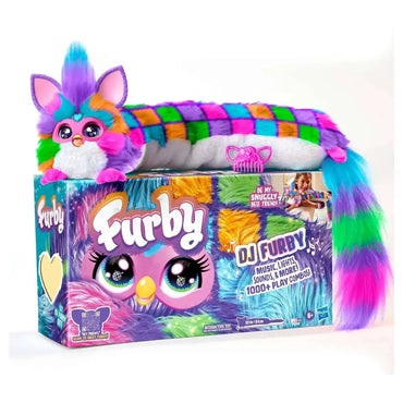 Furby Dj Furby Neon Star Interactive Plush Toy 81 Cm (Rainbow)
