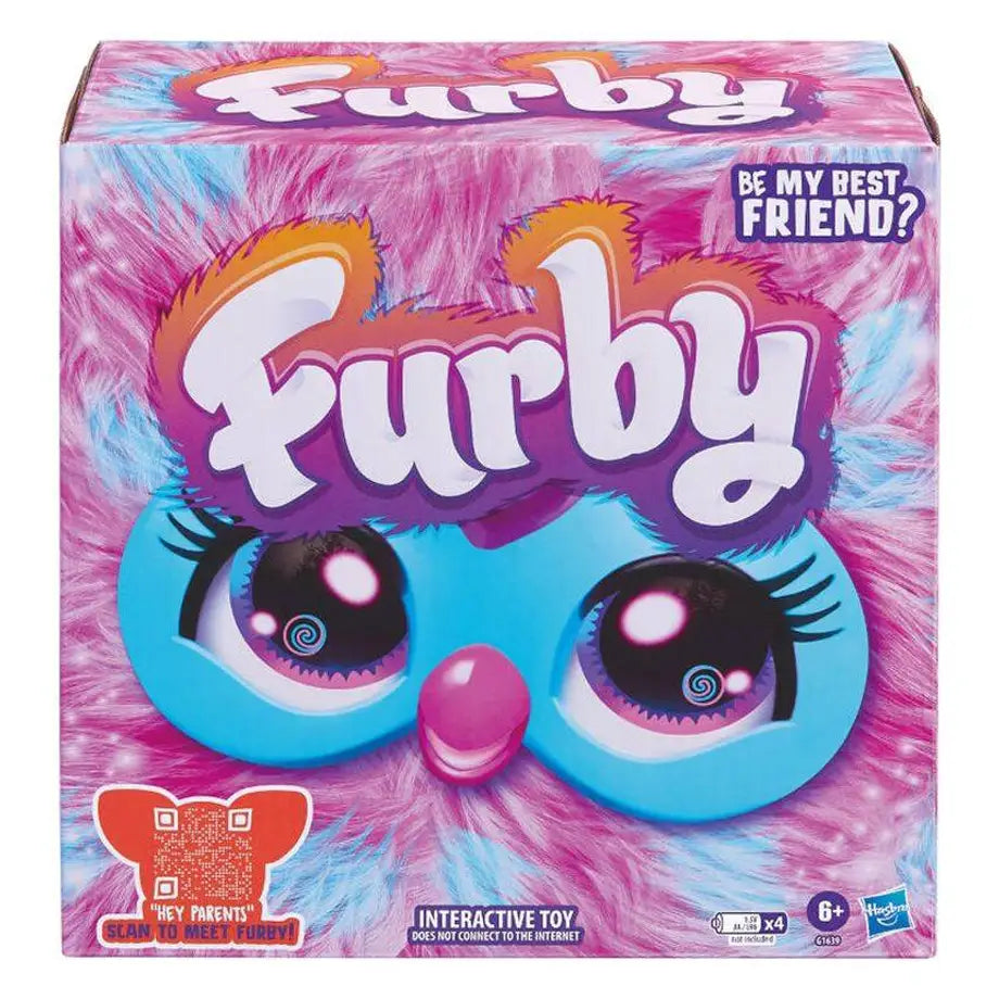 Furby Be My Best Friend? Cotton Candy Interactive Plush Toy 15 Cm (Pink)