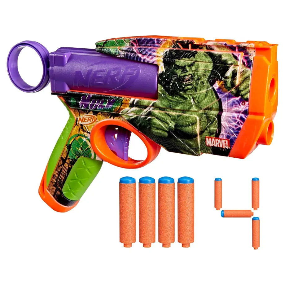 Nerf Marvel Hulk Blaster With 4 Darts