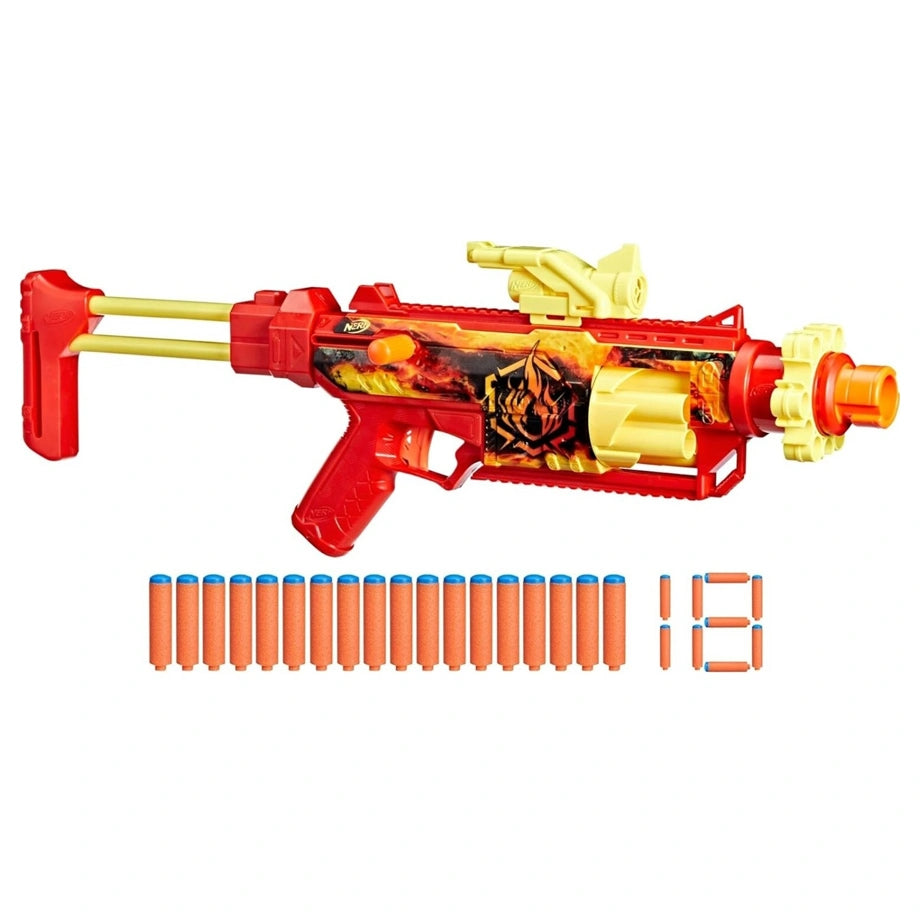 Nerf Loadout Flare Fusion Ultimate Dart Blaster With 18 Darts