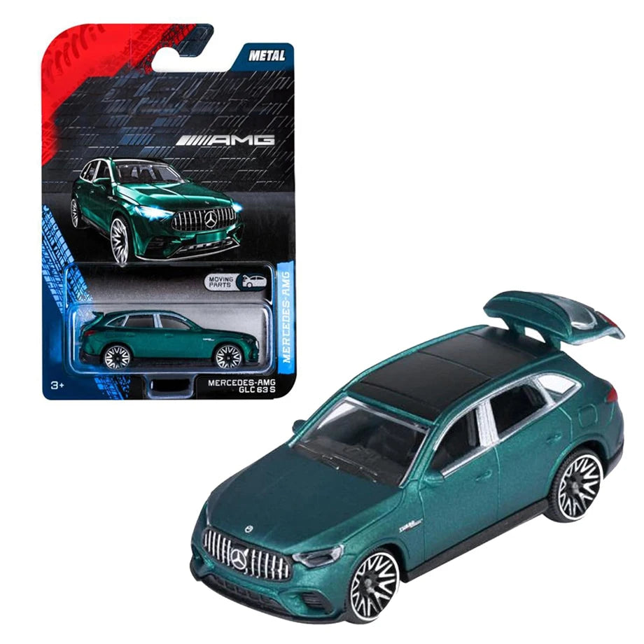 Majorette Metal Mercedes AMG GLC 63 S Die-cast Car (1:64, Green)