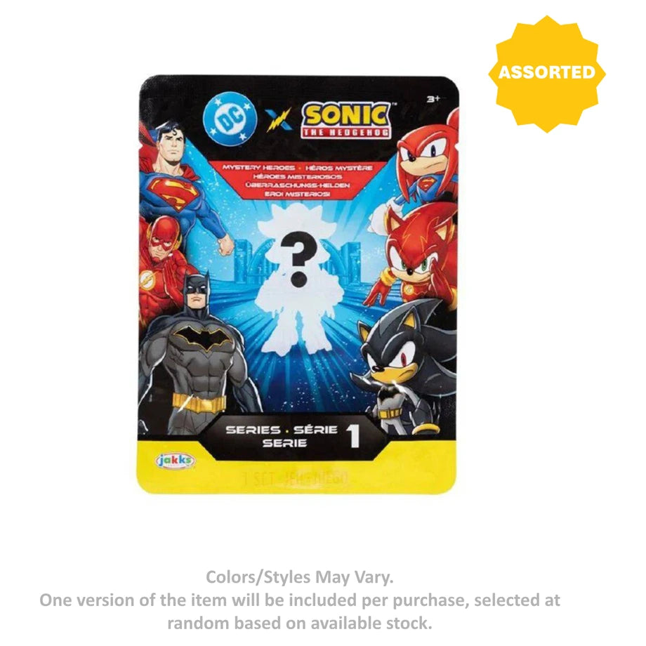 Dc X Sonic The Hedgehog Series 1 Mystery Heroes Action Figure (6.5 Cm, Assorted)